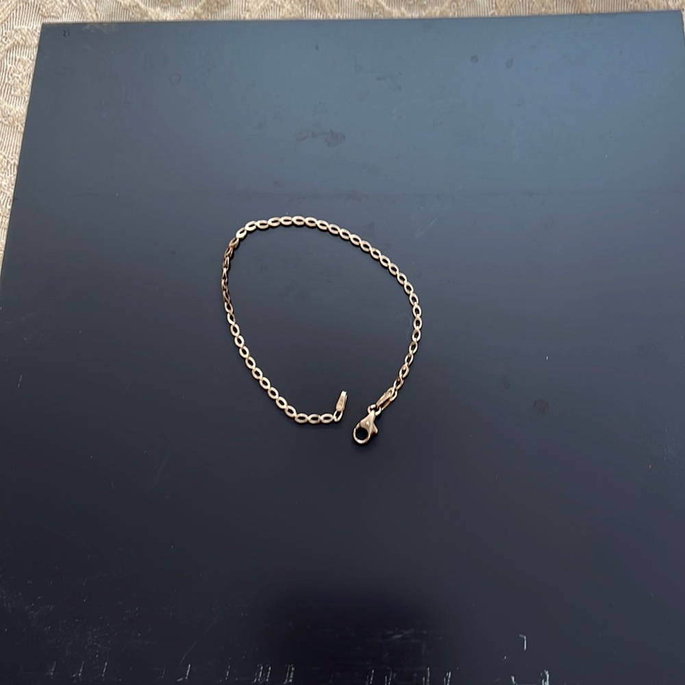 14K Gold chain bracelet